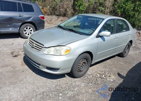 2004 Toyota Corolla Ce/Le/S из США, поврежденный, VIN 2T1BR38E84C302258